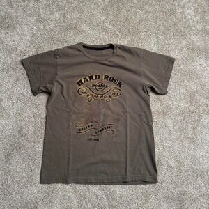 HARD ROCK CAFE "MOSS" FELT APPLIQUÉ TEE